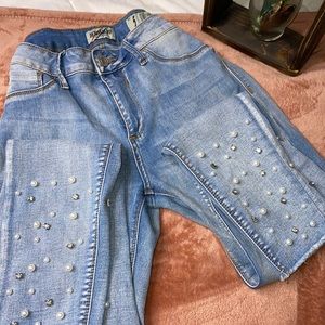 pearl and diamond jeans